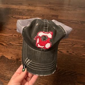 distressed cortland baseball cap